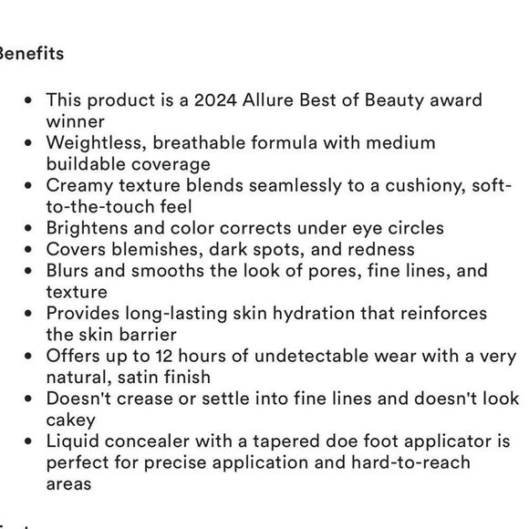 Kylie 2N fair neutral, subtle peachy undertones
Cream Concealer New Full Size - Picture 10 of 12